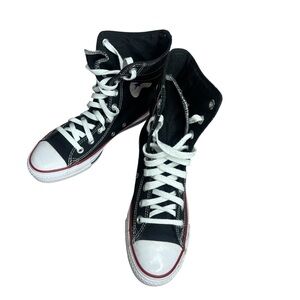 Converse Chuck Taylor  women's black-and-white high top ankle athletic shoe